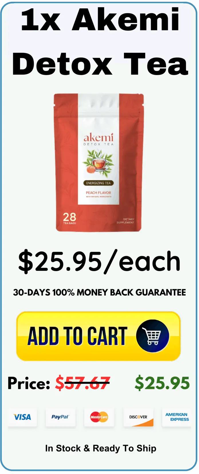 Akemi Detox Tea price 